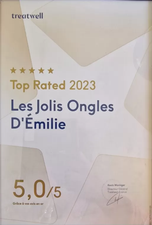 Classée Top Rated 2023 , Viroflay, Les Jolis Ongles d'Émilie