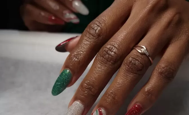 Manucure pour Noël, Viroflay, Les Jolis Ongles d'Émilie