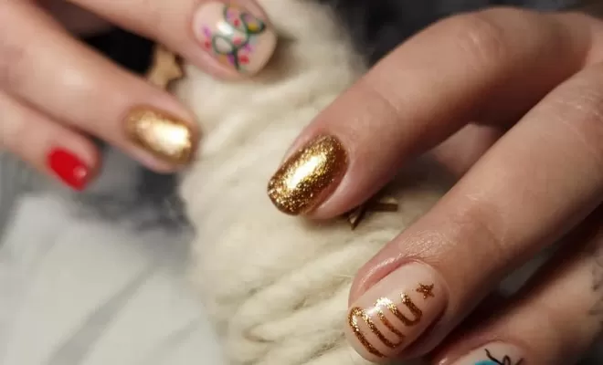 Manucure pour Noël, Viroflay, Les Jolis Ongles d'Émilie