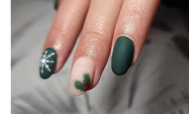 Manucure pour Noël, Viroflay, Les Jolis Ongles d'Émilie