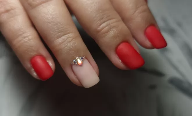 Remplissage gel, effet mat + bijoux
